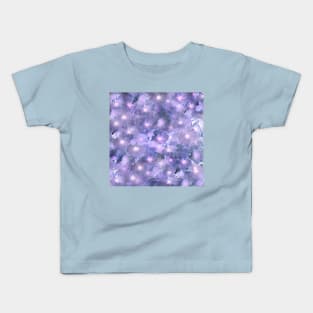 LILAC PURPLE FLOWER,BLOSSOMS VINTAGE PATTERN Kids T-Shirt